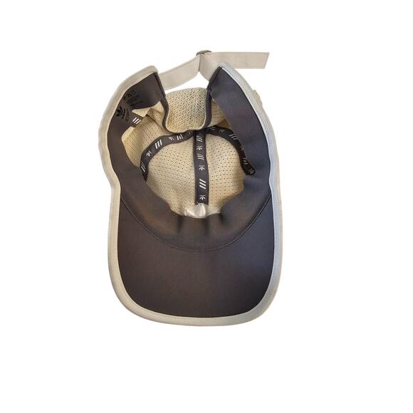 Adidas Womens Strapback Knit Baseball Hat Cap Light Beige - Picture 3 of 4